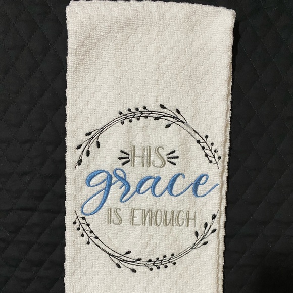 Other - Homemade Embroidered kitchen towel